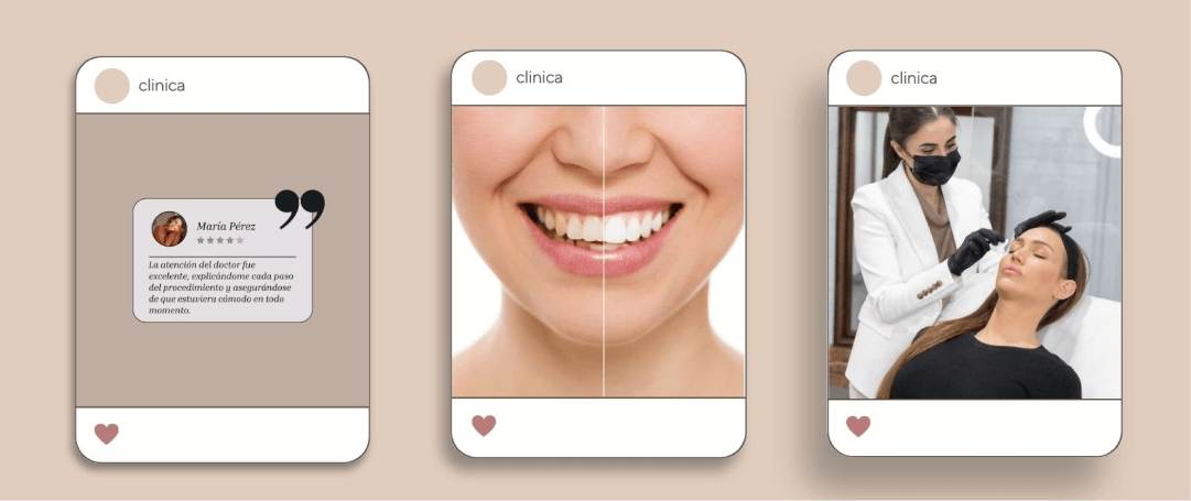 Contenidos para redes sociales de clínica dental