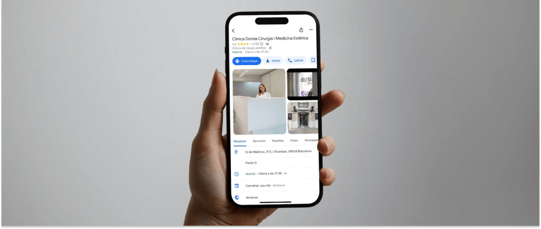 Optimizar Google my business de clínica